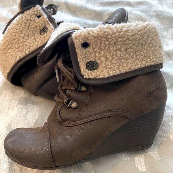 Blowfish, Size 8, Brown, Wedge Heeled, Bootie - Picture 4 of 5